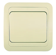 Выключатель 1-кл. СП Mimoza 10А IP20 крем./крем. Makel 25001