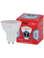 Лампа светодиодная ECO LED MR16-7W-840-GU10 (диод соф 7Вт нейтр GU10) (1/10/200) (10/200/6000) ЭРА - Б0050184 (Энергия света)