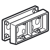 Коробка накладная 2п Celiane бел. Leg 080242 Legrand