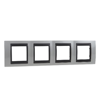 Рамка 4-м Unica Top нордик/графит SchE MGU66.008.292 Schneider Electric