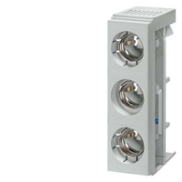 Основание плавкой вставки DII/25A AC DC 500V 3п для SR-60 шины 5/10мм DIAZED Siemens 5SF6020