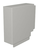Крышка плоского угла кабельного канала WDK 80x210 мм (ПВХ,серый) (WDK HF80210GR) | 6024629 OBO Bettermann