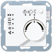 KNX-регулятор с ручкой для установки температуры белый JUNG A2178TSWW