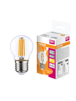 Светодиодная филаментная лампа LED STAR Classic P 6W, прозрачная колба, Е27 LEDSCLP75 6W/827 230V FIL E2710X1RU | 4058075218208 Osram