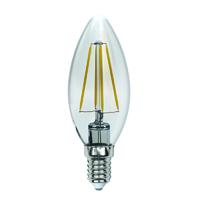 Лампа светодиодная LED 13вт 200-250В свеча прозрачное 1150Лм Е14 4000К Uniel Sky филамент UL-00005900