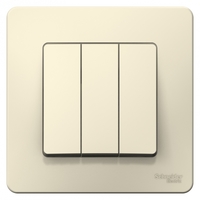 Выключатель 3-кл. СП Blanca 10А IP20 (сх. 1+1+1) 250В молочн. SchE BLNVS100502 Schneider Electric