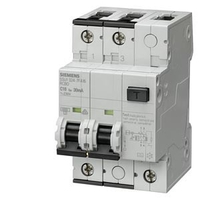 Автомат дифференциальный тип A (PSE/SSF) IFN 30мА 10KA 2п E B 6A 3MW Siemens 5SU1324-6FA06