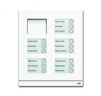 Станция вызывная аудио 15 клавиш белая ABB 8300-0-0295