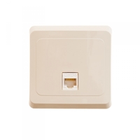 Розетка компьютерная 1-м СП Этюд RJ45 кат.5E крем. SchE KOMC-001K Schneider Electric