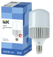 Лампа светодиодная промышленная HP 100Вт 230В 6500К E40 | LLE-HP-100-230-65-E40 IEK (ИЭК)