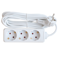 Удлинитель 3G-3-SMART трехместный 10А с заземлением 3м 8333 | 4690612010335 IN HOME