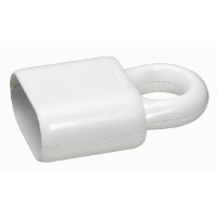 Розетка штепсельная Helium 6А прям. с кольцом бел. Leg 050166 Legrand