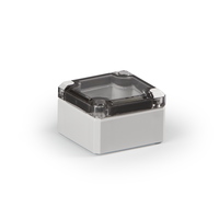 Cubo D 53 x 55 36 мм, глухая стенка, прозрачная крышка, PC, IP 66/67 - DPCP050504T Ensto