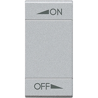 Клавиша ON OFF 1мод. LL алюм. Leg BTC NT4911AIN Legrand