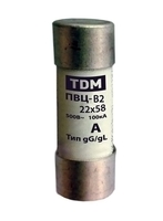 Вставка плавкая ПВЦ-В2 22х58 4А | SQ0729-0024 TDM ELECTRIC