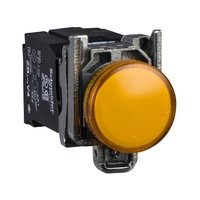 Лампа сигнальная 22мм с трансформатором питания желтая - XB4BV35 Schneider Electric