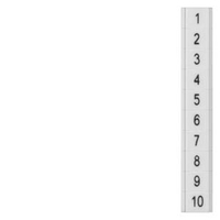 Табличка поперечная 1 - 10 ZBF4 Siemens 8WH81411AB05