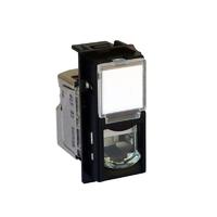 Розетка компьютерная 1мод. Living Now RJ45 кат.6 STP черн. Leg BTC KG4279C6S Legrand