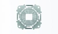 Накладка для механизмов зарядного устройства USB, арт.8185, серия SKY Moon, кольцо хром|2CLA868500A1401| ABB
