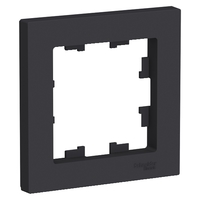 Рамка однопостовая ATLASDESIGN карбон - ATN001001 Schneider Electric