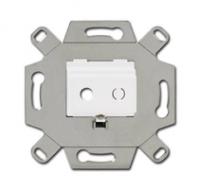Суппорт для TRS-разъемов mini-jack 3.5мм аудио белый - 2CKA000230A0459 ABB 0230-0-0459