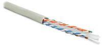 Кабель UUTP4-C6-S23-IN-LSZH-GY-305 (UTP4-C6-SOLID-LSZH-GY-305) витая пара UTP (U/UTP) кат. 6; 4х2х0.5 (23 AWG) ож (solid) с разделит. LSZH нг(С)-HF (-20град.C - +75град.C) сер. (уп.305м) Hyperline 42048