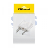 Переходник сетевой плоский "Тефаль" бел. (инд. упак.) PROCONNECT 11-1041-9 REXANT