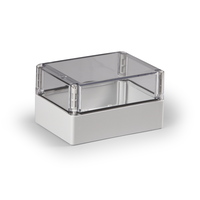 Cubo S 125 x 175 100 мм, 50 мм основание, глухая стенка, прозрачная крышка, PC, IP 66/67 - SPCP131810T Ensto