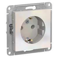 Механизм розетки 1-м СП ATLAS DESIGN с заземл. 16А жемчуг SchE ATN000443 Schneider Electric
