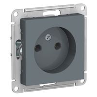 Механизм розетки 1-м СП ATLAS DESIGN без заземл. 16А грифель SchE ATN000741 Schneider Electric