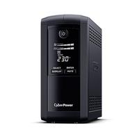 Источник бесперебойного питания Line-Interactive VP1000EILCD 1000В.А/550Вт USB/RS-232/RJ11/45 (6 IEC С13) CyberPower