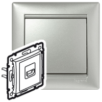 Механизм розетки СП HDMI Valena алюм. Leg 770285 Legrand