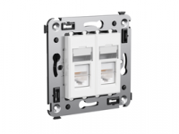 Розетка компьютерная 2-м СП Avanti "Белое облако" RJ45 кат.6 DKC 4400294 (ДКС)