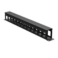 Органайзер кабельный с крышкой 1U, глубина 60 мм, для 19'' IT-корпусов ДКС серии STI/CQE, RAL9005 - R5CP1961HEB DKC (ДКС)