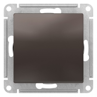 Выключатель 1-кл. СП AtlasDesign 10А IP20 (сх. 1) 10AX с самовозвратом механизм мокко SchE ATN000615 Schneider Electric