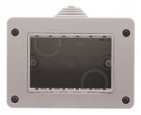 Коробка IP40 для открытой установки на 3 модуля, серия Zenit/Stylo | 2CLA339110N1101 ABB N3391.1