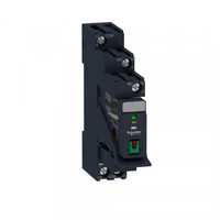 Комплект ZELIO реле/колодка/скоба/маркировка/вар. 10А 24В SchE RXG12B7PV Schneider Electric