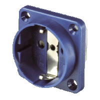 Розетка панельная SCHUKO 16А 2Р IP20 Mennekes 11561