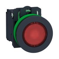 Кнопка 22мм 230-240В красн. с подсвет. заподлицо пластик SchE XB5FW34M5 Schneider Electric