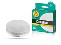 Лампа светодиодная LED8-GX53/830/GX53 8Вт 220В Camelion 13474