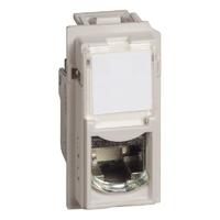Розетка компьютерная 1мод. Living Now RJ45 кат.6 STP песочн. Leg BTC KM4279C6S Legrand