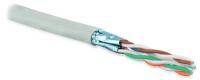 Кабель витая пара UFTP4-C6A-S23-IN-PVC-GY-500 U/FTP кат.6a(10GBE) 4пары (23AWG) ож (solid) кажд. в экране без общего экрана для исп. неэкр. системах PVC сер.(уп.500м) Hyperline 236304