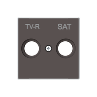 Накладка для TV-R-SAT розетки SKY тауп ABB 2CLA855010A6301