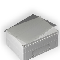 Трафарет для заказа крышек Cubo O и C , прозрачный PET, 300 x 400 6 мм Ensto OCS22.46
