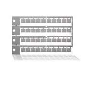 Блок маркировок для 19.21, пластик, 40 этикеток | 01940 Finder