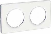 Рамка 2-м Odace бел. SchE S52P804 Schneider Electric