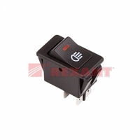 Выключатель клавишный 12В 35А (4с) ON-OFF с красн. LED подсветкой (ASW-17D) Rexant 36-4440