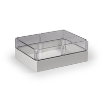 Cubo D 230 x 300 111 мм, глухая стенка, прозрачная крышка, ABS, IP 66/67 - DABP233011T Ensto