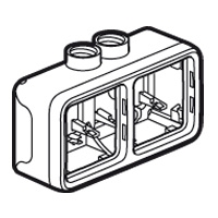 Коробка с каб. вводом PLEXO ISO20 2вых. 2п. горизонт. Leg 069678 Legrand