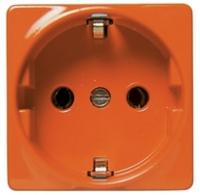 STYLO розетка Schuko с/з красная (NIE2288NA) ABB